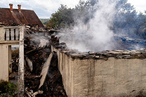 Professional Fire Damage Assessment technician working in High Bridge, NJ